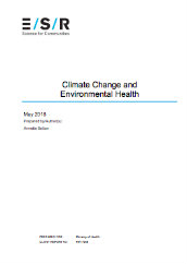Climate change and environmental health